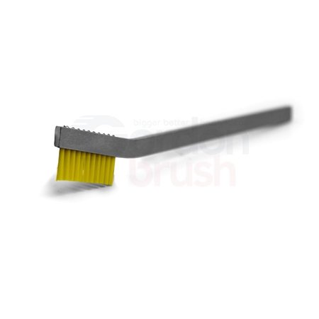 GORDON BRUSH 2x11 Row 0.016" Static Dissipative Nylon Bristle Al Handle Hand-Laced 11SDAG-12